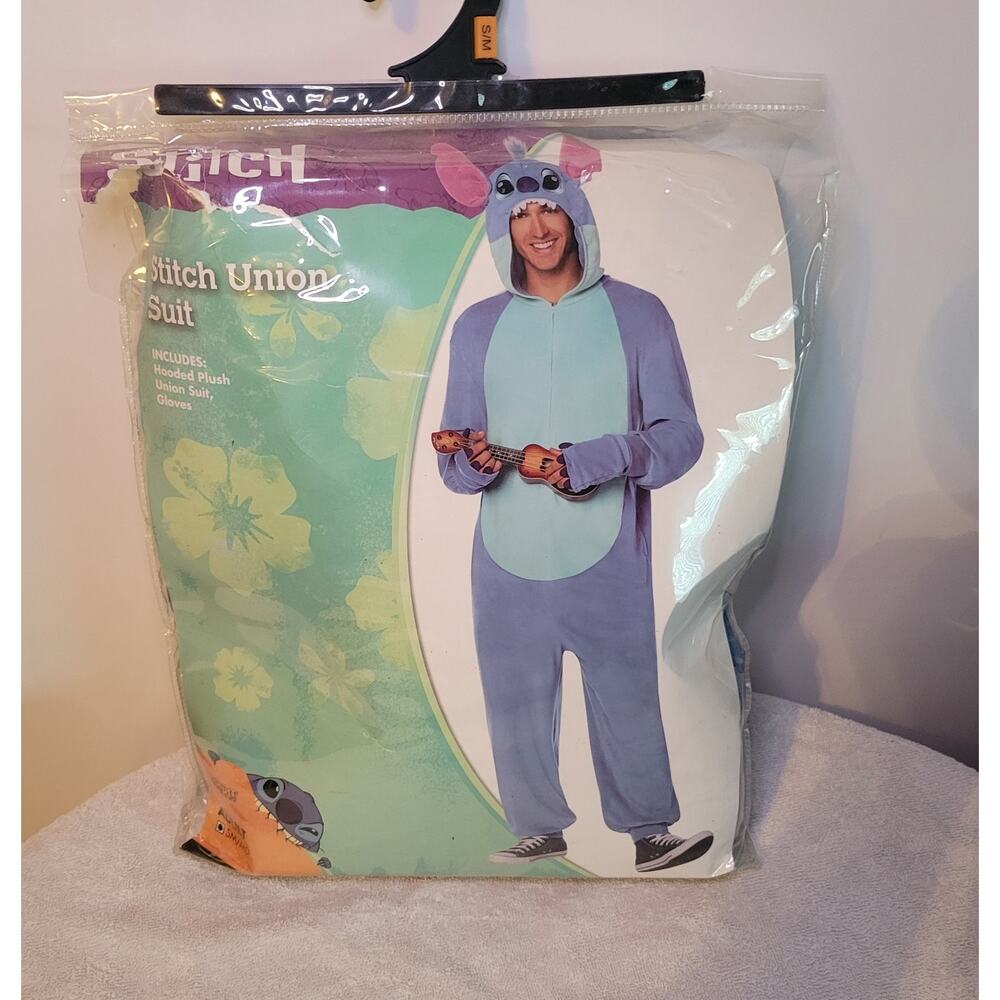 Disney Stitch Union Suit Jumpsuit Costume Lilo & Stitch Size Small/Medium
